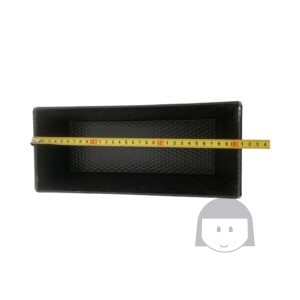 Preloved Loyang Persegi Panjang Hitam 30 x 13 cm Non Food