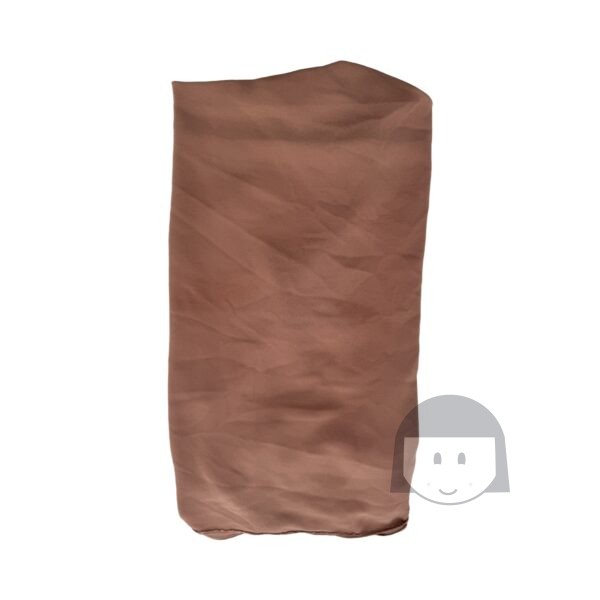 Preloved Hijab Instant Pashmina Brown Colour
