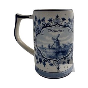 Preloved Heineken Delft Blue Glass 8 cm