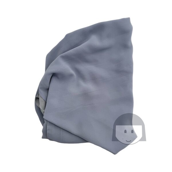 Hijab Instant Triangle Silver Grey Colour - Image 2