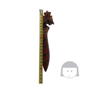 Preloved Pembuka Amplop Wayang Kayu 20 cm Non Food