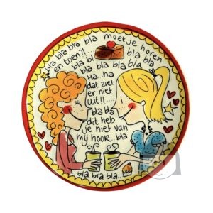 Preloved Blond Amsterdam Dessert Plate Red 18 cm
