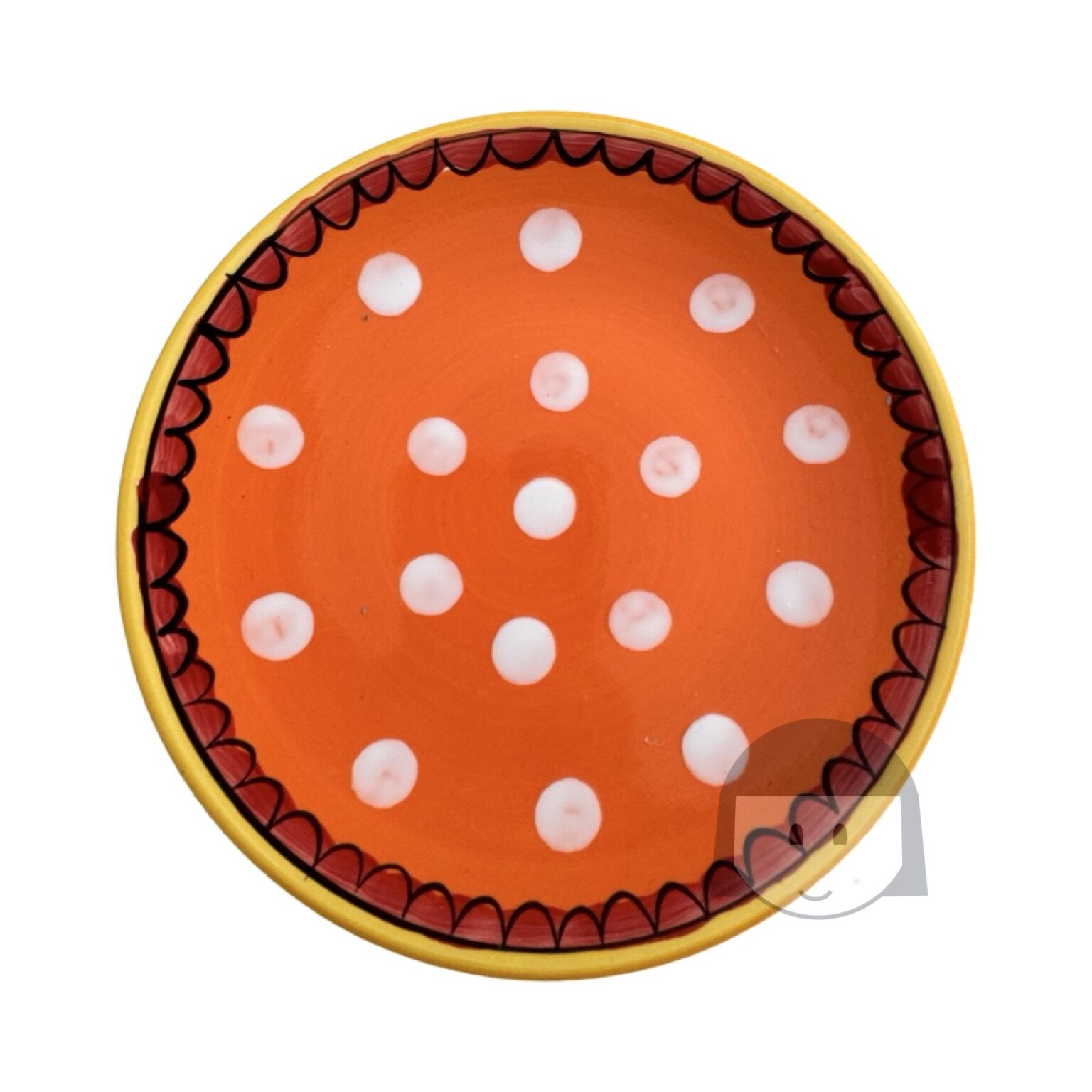 Preloved Blond Amsterdam Dessert Plate Orange 18 cm Non Food