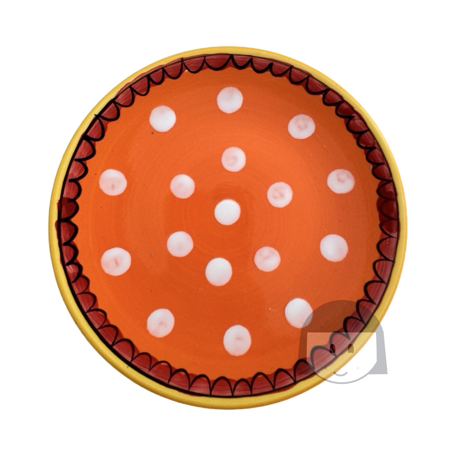 Preloved Blond Amsterdam Dessert Plate Orange 18 cm