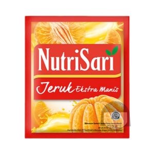 Nutrisari Jeruk Ekstra Manis 11 gr, 10 sachets