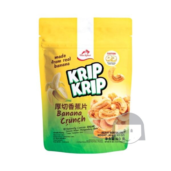 Dua Kelinci Krip Krip Banana Crunch 100 gr