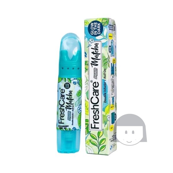 Fresh Care Minyak Angin Double Inhaler + Roll On Matcha 8 ml