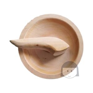 KiosKana Cobek Kayu 15 cm