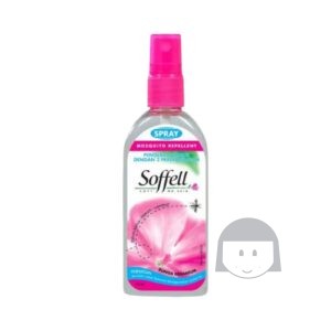 Soffell Anti Nyamuk Botol Spray Bunga Geranium 80 ml